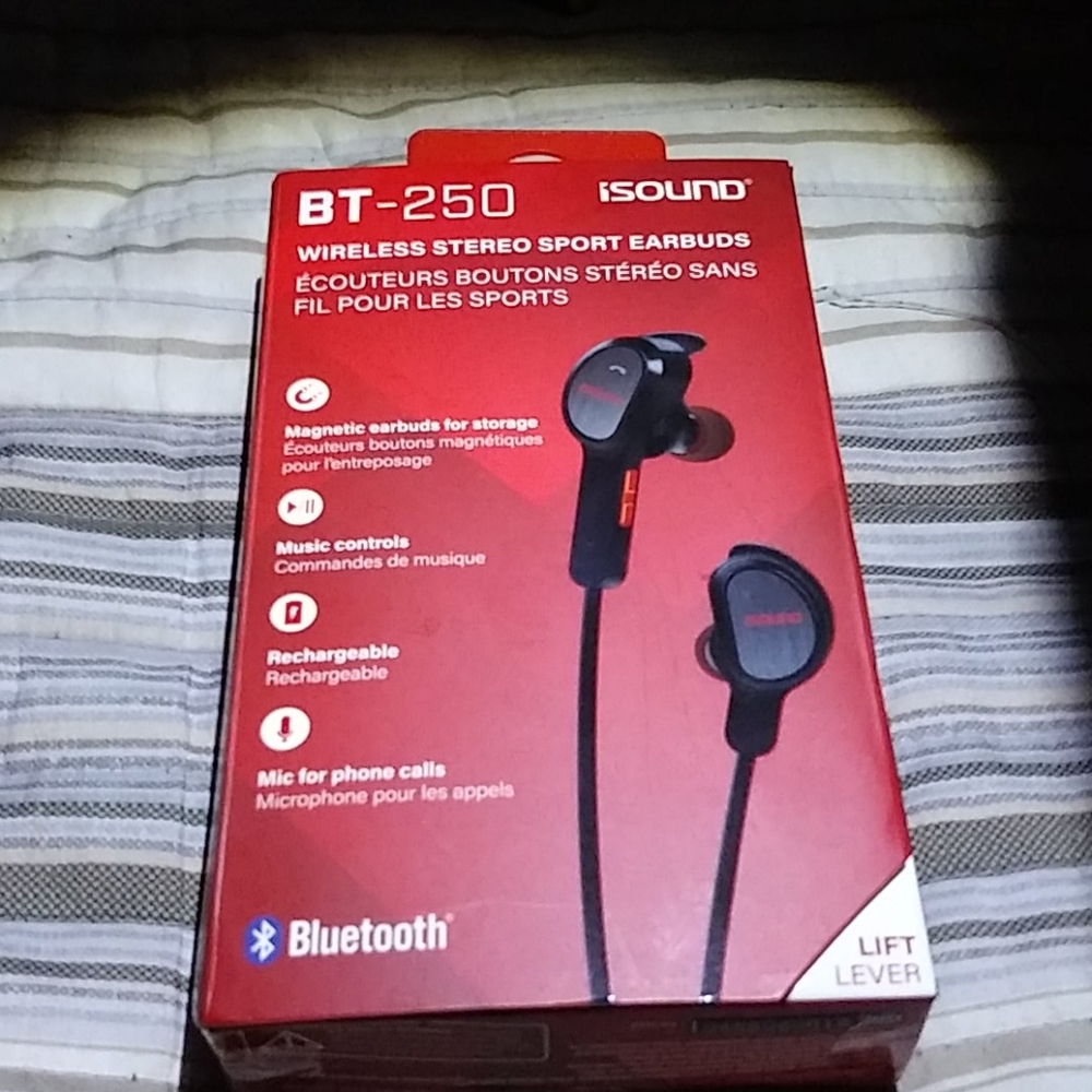 Isound BT-250 earbuds